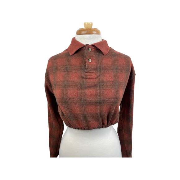 y2k plaid crop top | gilmore girls inspo | fall outfits | custom reworked fits - Picture 5 of 9